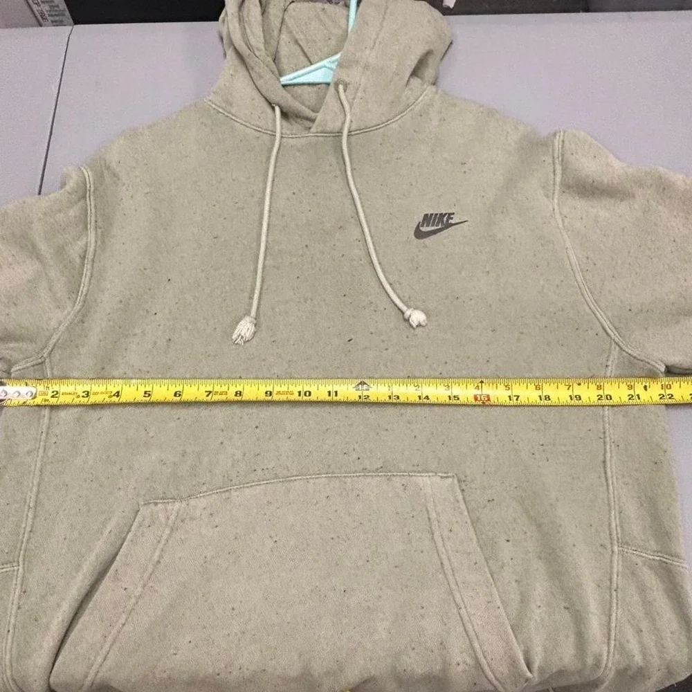 Nike Sportswear Speckled Hoodie Mens Medium Sage Green Gorpcore Normcore Top